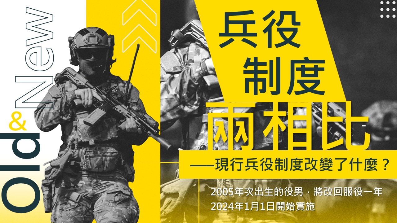 兵役制度兩相比─現行兵役制度改變了什麼？
